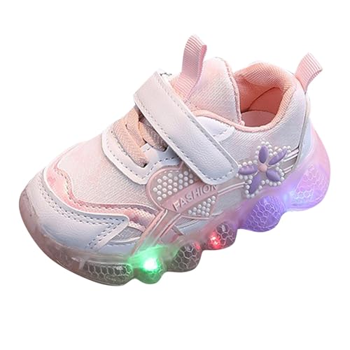 Zapatillas LED Luminosas Infantiles,Suela Antideslizante Segura Estilo Sencillo y práctico Luces Brillantes vistosas Transpirables Ligeras Cómodas Elegantes para niñas niños pequeños