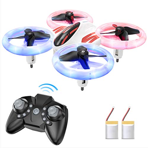 Mini Drone for Kids and Beginners - KOOME Upgraded Q8 LED Drone, RC