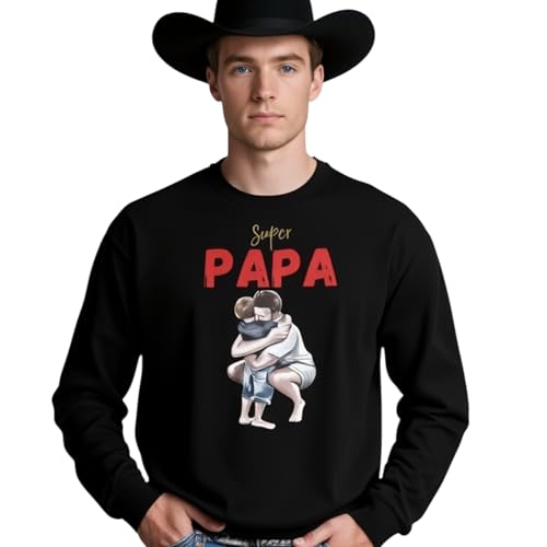 T-Shirt Comfort Colors 1717 Super Papa coton lourd pull homme sans poche