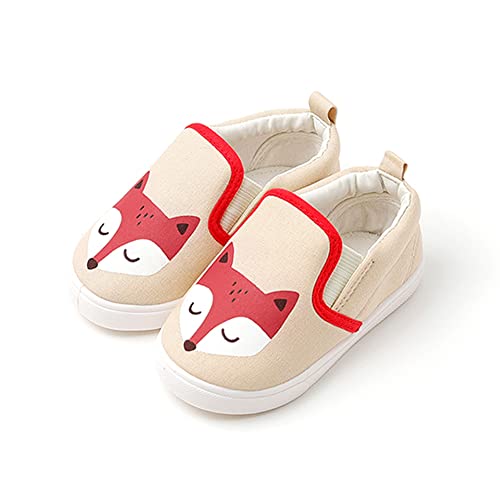 Ozkiz 'Zoo' Animal Slip-On Shoes for Girls Boys Toddler Little Kids_Blue, Pink, Beige, Yellow, Grey US Size 7-11_