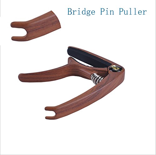 Nuzamas Lot de 2 guitare Capotastos, pont Extracteur de goujons, EN Alliage de zinc Capo, pour guitare acoustique et électrique, ukulélé – Une seule main Trigger Style - Les Beatles, Paul McCartney, John Lennon, RIngo Starr, George Harrison Nuzamas Lot de 2 guitare Capotastos, pont Extracteur de goujons, EN Alliage de zinc Capo, pour guitare acoustique et électrique, ukulélé – Une seule main Trigger Style – Image 5