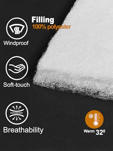 Image of URBAN BUCK Packable Puffer Jacket for Men Lightweight Winter Windproof & Water Repellent Hiking Jackets