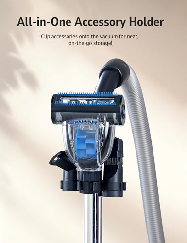 Image of Aspiron Canister Vacuum, Upgraded 1600W Bagless Canister Vacuum Cleaner, Auto Cord Rewind, H13 HEPA Filter, 3.7Qt Large Capacity, 5 Tools for Hard Floors, Carpet, Pet, Upholstery, Tiles, V DELE 415