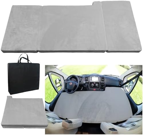 Colchón plegable portátil engrosado compatible con Fiat Ducato, Citroen Jumper, Peugeot Boxer Camper (2002-2023), cama de bebé, cabina, caravana, acce...