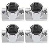 Para tubería: 1 pulgada Baoblaze tee de Acero Inoxidable Montaje Baranda para Barco Marino, 4 Piezas