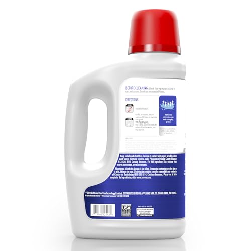 Hoover Hard Floor Cleaner, Concentrated Cleaning Solution for Hard Floor Machines, 64 oz, AH31450