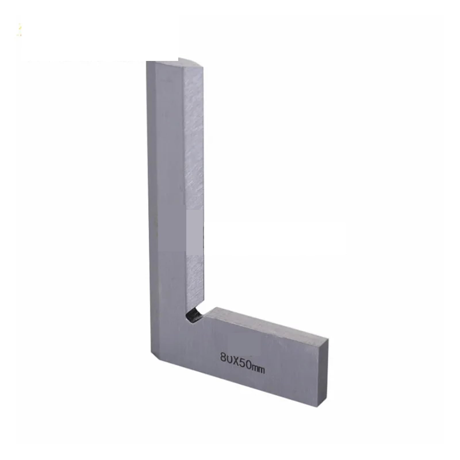 Righello con lama a squadra da 80 * 50 mm, a forma di coltello angolare, a 90 gradi, strumento misurazione a Macchinisti e metalmeccanici
