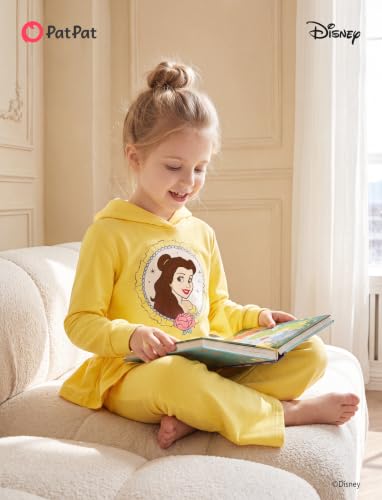 Image of Disney Marvel Outfits for Girls Long Sleeve Hoodie Pants Sets Fall Winter
