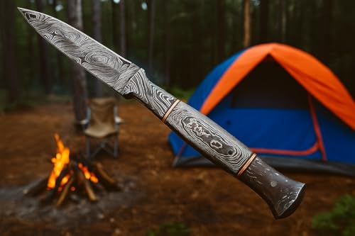 desizone Custom Forged Damascus Knife