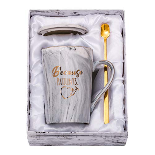 Because Patients Mug - Nurse Gift for Women, Unique Gift Idea for Dentist