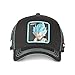 Capslab Vegeta Dragon Ball Z Black Turquoise Trucker Cap, Black, One Size