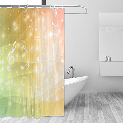 Rideau de douche imperméable lavable protégeant le sol des éclaboussures - 2