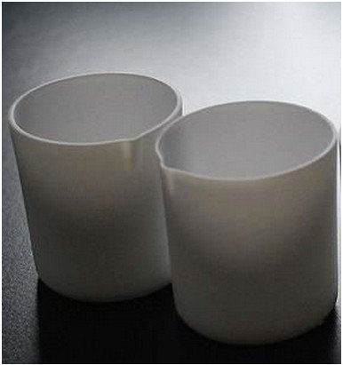 Gowe Teflon Bécher Forme Basse, EN PTFE, F4 Gobelet, 3000ml, 3L