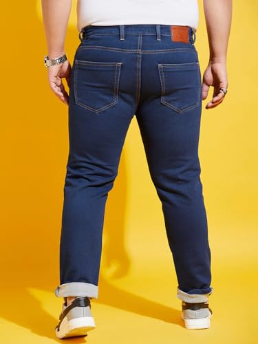 Image of Bigbanana Plus Size Men's Regular Fit Solid Jeans