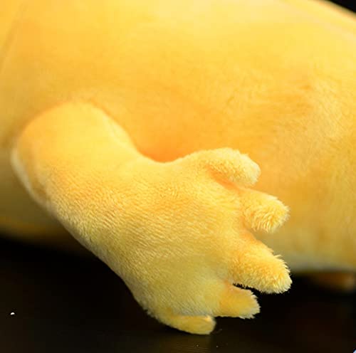Zhongxin Made Axolotl Plush - Yellow Axolotl Stuffed Animal, Realistic 20" Cute Ambystoma Creepy Amphibians Plush Toys, Unique Plush Gift Collection For Kids #TOP6