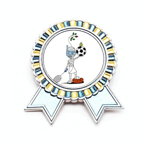 Pin's ballon de football M métal : remplacez les logos fragiles par un badge solide