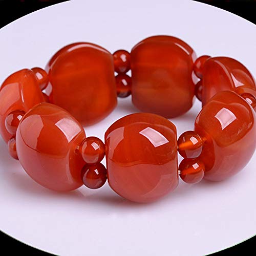 Bracelet rouge fait main de qualité supérieure en cordon tressé - 4
