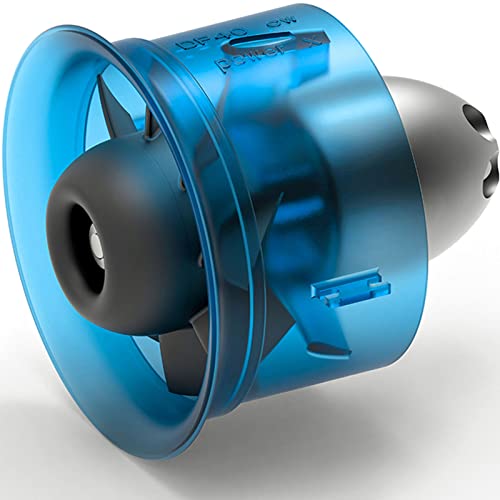 ZKSJ 40mm Mini EDF 8 Blades Ducted Fan RC Brushless Motor 6500KV Thrust 575g for 3-4S Jet Airplane...