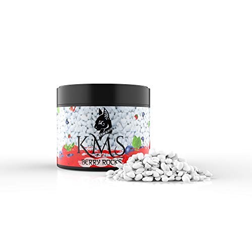 KMS Shisha Tabak (Steine) – Berry Rocks (Beerenmix) - 250g Dose - Dampfsteine für einen intensiven und langanhaltenden…