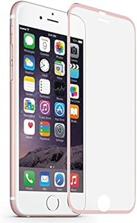 Protector de pantalla para iPhone 7 iPhone 8, borde metal de con cobertura total curvada de 3D, Protector de pantalla con cristal templado para iPhone 7 y iPhone 8 de 4,7 pulgadas Protector de pantalla para iPhone 7 iPhone 8, borde metal de con cobertura total curvada de 3D, Protector de pantalla con cristal templado para iPhone 7 y iPhone 8 de 4,7 pulgadas