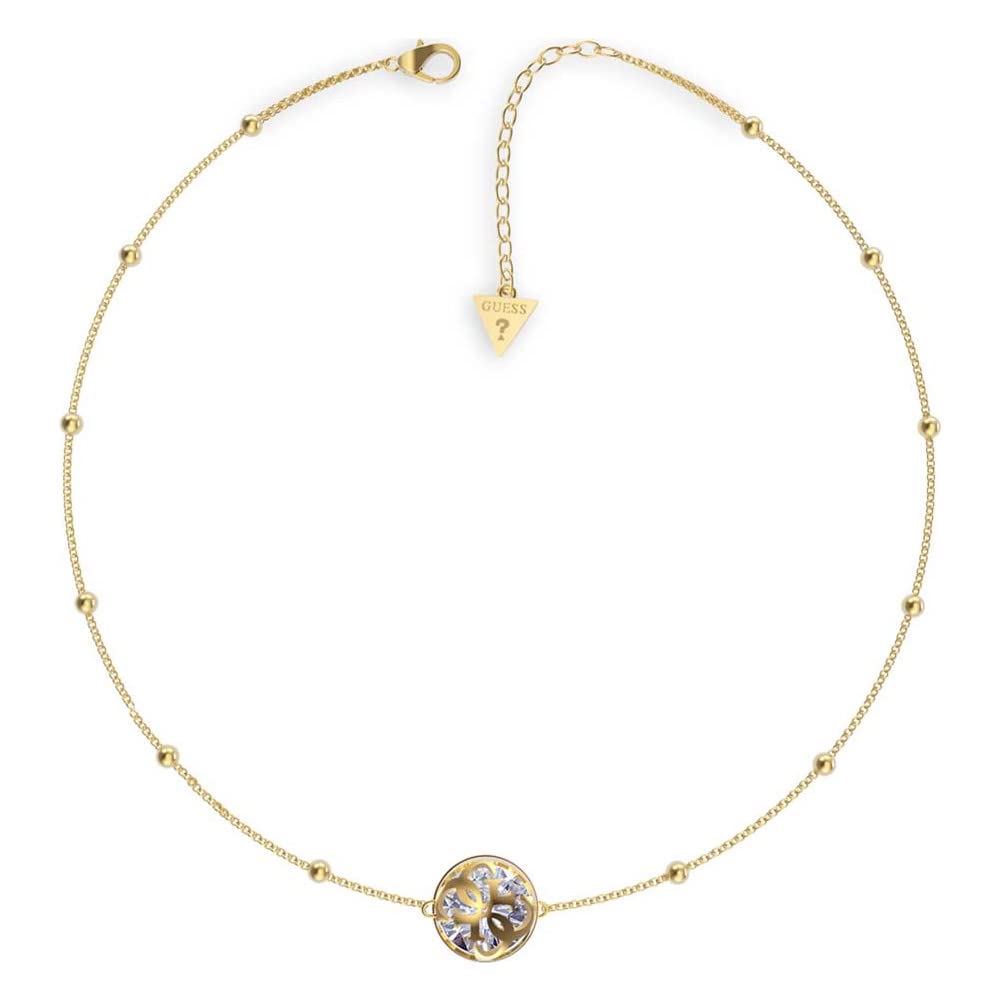 GUESS Necklace 4G Logo Boule JUBN01388JWYGT-U Brand, one Size, Non-Precious Metal, Not a Gemstone