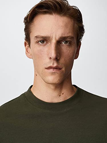 Image of London Crew Round Neck Full Sleeve Regular Fit Casual Cotton Plain Solid Tshirt for Men Full-Solid-23