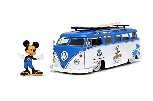 Comparativas de Mickeys wild adventure para comprar online. 31 Jada Toys Disney Mickey and Friends 1:24 Volkswagen T1 Autobús Fundido a presión con figura de Mickey Mouse de 2.75 Pulgadas, Juguetes para niños y Adultos