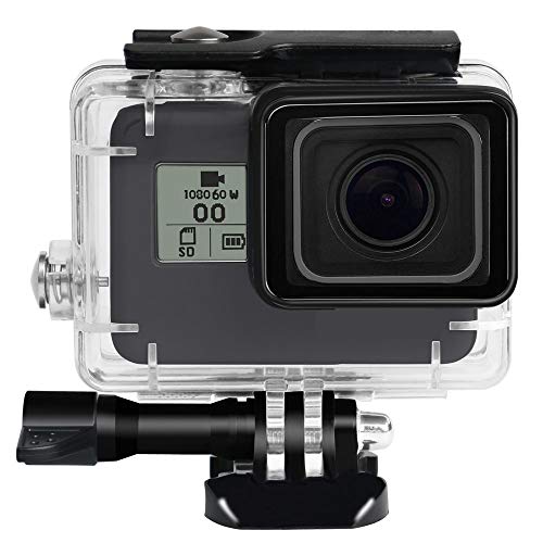 Caisson étanche étanche 60m, Compatible with GoPro Hero (2018), GoPro Hero 7 Black,GoPro Hero 6, Hero 6 Black, Hero 5, Hero 5 Black