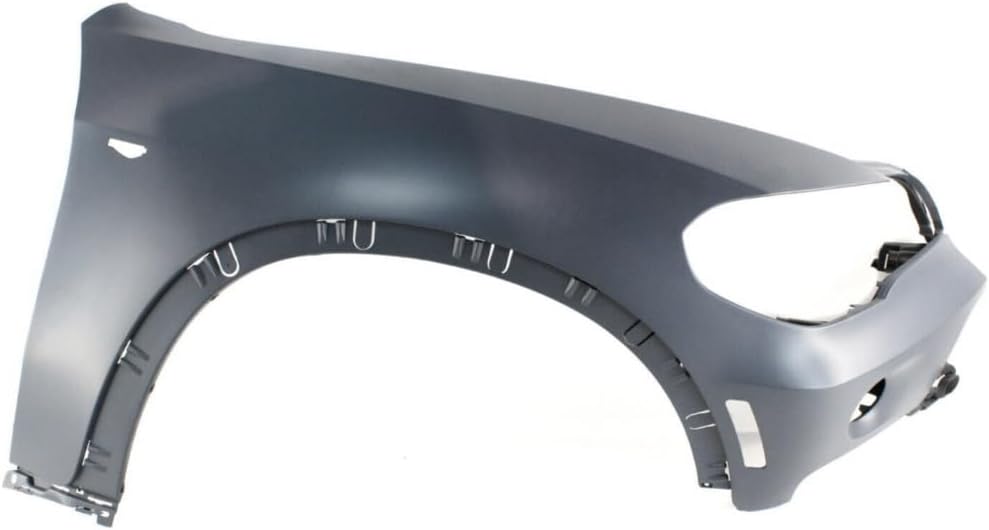 Quarter Panel Set of 2 Front Right Left Primed Plastic with Holes Lamp Repair Patch for X5 3.0si/4.8i 07-08 & xDrive30i/xDrive35d/xDrive48i 09-10 Car
