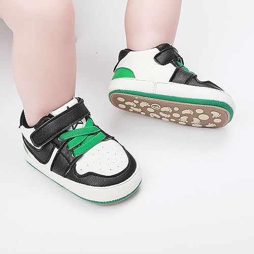 Image of Clowora Unsex Baby Shoes Boys Girls Infant Sneakers Non-Slip Soft Rubber Sole Toddler Crib First Walker Lightweight Shoes