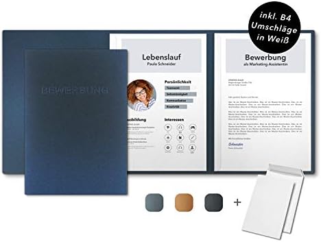 5 Stück Bewerbungsmappen Bordeaux - 3-teilig Mit Klemmschienen In Lederoptik