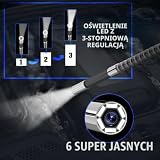 AUTOOL Dwukierunkowa kamera endoskopowa 210°, ze światłem, 0,5 cm, boroskop przegubowy 1080p z elastycznym kablem LED, karta SD 32 GB