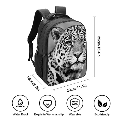 Sac à dos scolaire léopard ergonomique contre le mal de dos