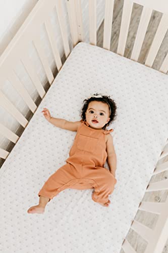 Image of Copper Pearl Premium Knit Baby Crib Sheets for Boys and Girls Breathable and Soft, Fitted Crib Sheets for Standard Baby Mattresses, Crib Sheet for Registry or Shower Gift, Shine