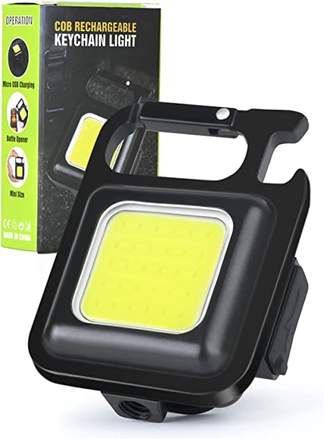 Kresal COB Mini Keychain Flashlights, Rechargeable Keychain Lights, 4 Light Modes Portable Pocket Light, LED Work Light with Foldable Bracket and Strong Magnet for Fishing, Walking and Camping (B0BPML82QV) Amazon Price History, Amazon Price Tracker