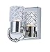 Maxim 24701CLPN, Crystol LED Wall Sconce, 1 Light, 4.5 Watts, Polished Nickel