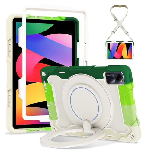 Coque Redmi Pad Pro dos rigide vert pour éviter les chutes de tablette