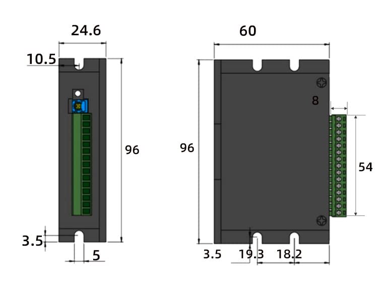 QW-BLD-120 BLDC Motor Driver Controller 24V Brushless BLDC Motor Driver for 42 and 57 BLDC Motor Controller