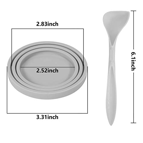 SLSON 2 Stk Tierfutter-Dosendeckel mit 2 Löffeln und Netter Katzentatzenmuster für Dosenfutter für Hunde- und Katzenfutter Passt auf Fast Alle Futterdosen