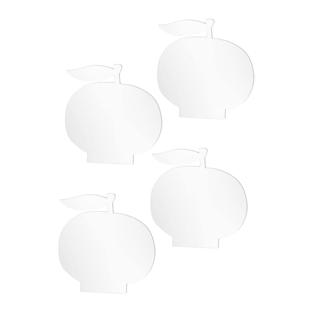 OSALADI 4pcs Led Light Board Acrylic Night Lamp Plates Led Night Light Bulbs Diy Board Projects Craft Acrylic Lamp Party Lights 3d Night Light Acrylic Blanks Sheet Chic White