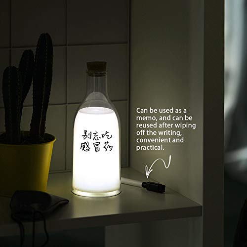 Lámpara de Mesa Recargable LED USB Botella Leche miniatura 3