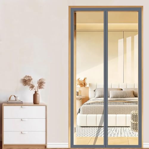 Rideau magnétique thermique transparent EVA isolant froid porte entrée fermeture automatique