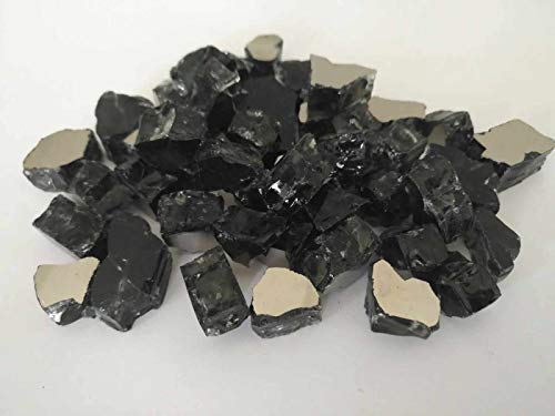 Weiva Feuerglas, schwarz reflektierend (für innen und außen zugelassen) (1) Cover