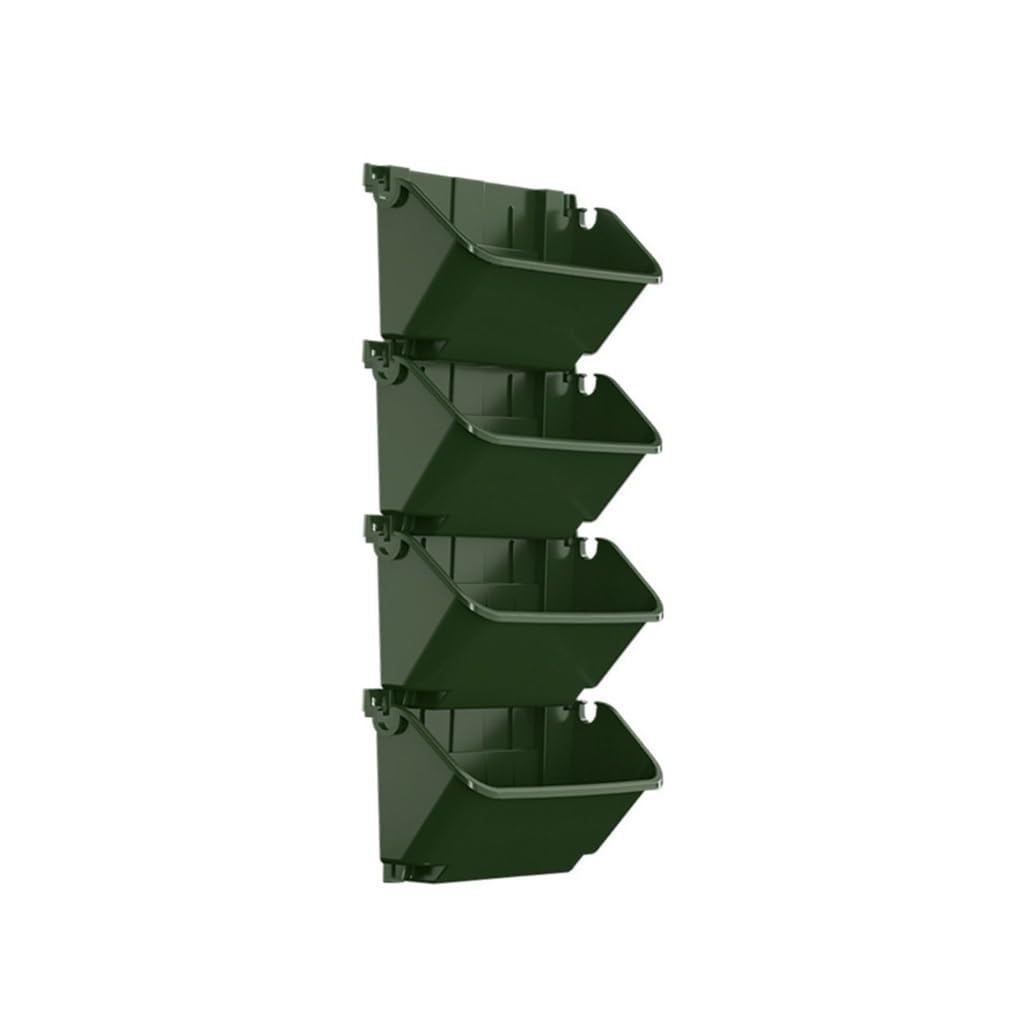 GELASIGE Flower Pots Wall-mounted Flower Pot Balcony Wall Decoration Climbing Flower Rack Hanging Planting Pot Outdoor Flower Pots(A)