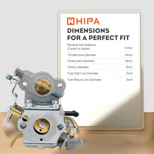 image for Hipa 545070601 PP4218A Carburetor for Poulan P3314 P3816 P4018 P3416 P