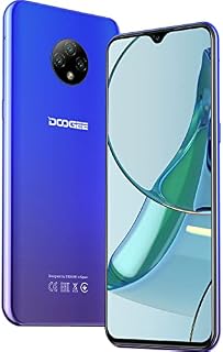 DOOGEE X95 Smartphone, Android 10 SIM Free Phones with 6.52 inch Waterdrop Display, 4350mAh Battery,13MP+5MP Camera, 3GB+16GB/256GB Extension, 4G Dual SIM Mobile Phone, Face ID, UK Version - Blue