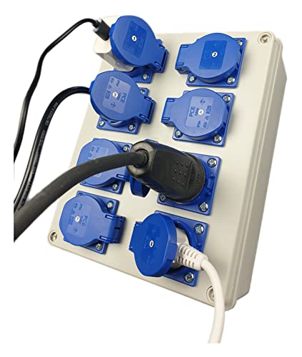 Caja de distribucion de pared de 8 tomas para solucionar la falta de enchufes RoadEu 5