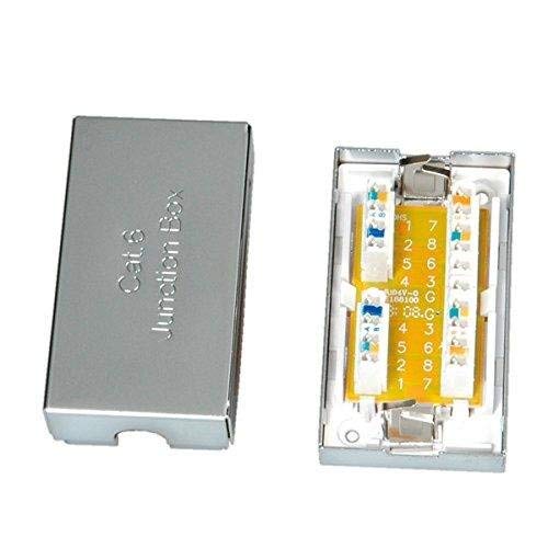 Preisvergleich Produktbild ROLINE 21173065 Junction Box Kat6, STP Silber