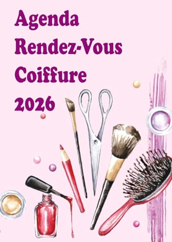 livre Carnet de Rendez-vous Coiffeur 2026: Planificateur journalier pour coiffeurs, barbiers et esthéticiennes, de 8h00 à 21h00, avec des intervalles de 15, 30 et 45 minutes, conçu pour 1 employé format A4