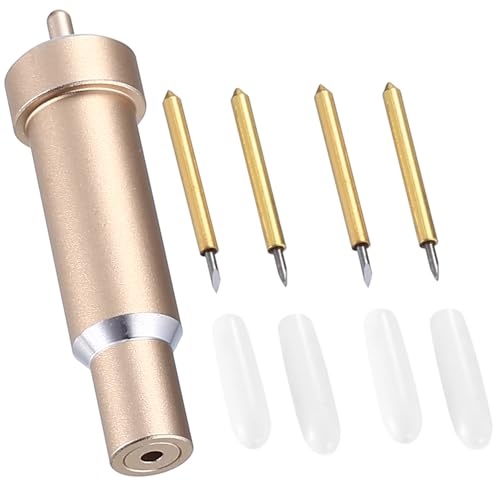 4 Stk Feinschnittklinge für Cricut Maker Ersatzklingen Kompatibel mit Cricut Maker Maker 3 Explore Air 3 Air 2 One Schneidklingen für Cricut Messer mit 60 30 Feine Spitzenklingen Gehäuse
